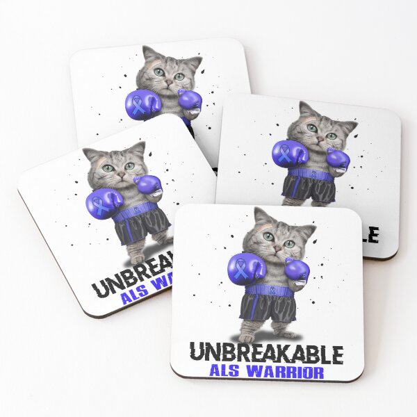 Item preview, ALS Warrior - UNBREAKABLE - ALS Ribbon designed and sold by EdithShop59.
