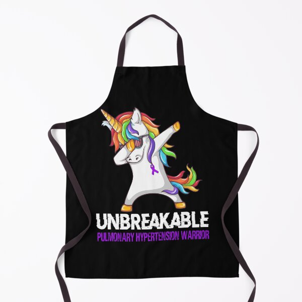 Item preview, Pulmonary Hypertension Awareness - Unicorn Pulmonary Hypertension Warrior Ribbon UNBREAKABLE designed and sold by Fernandezf.
