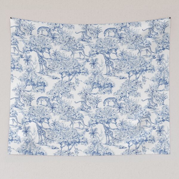 Item preview, forest toile de jouy designed and sold by letsgow8th.