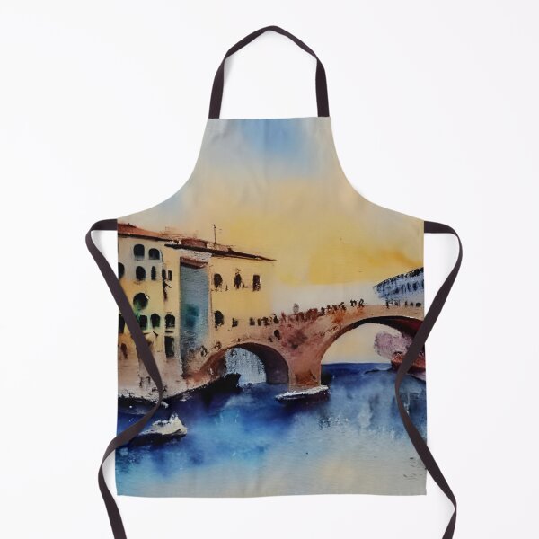 Artikelvorschau, Italien Kunst, Stadtlandschaft, Meereslandschaft Aquarell entworfen und verkauft von viewgraphics.