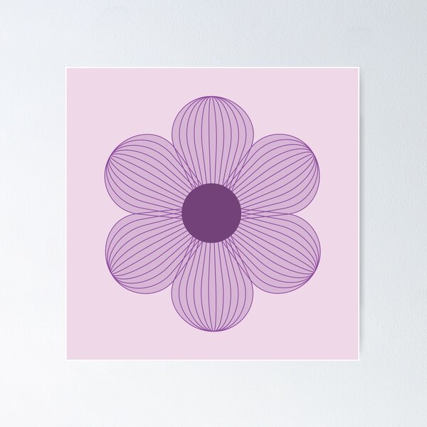 Linocut Flower Posters for Sale