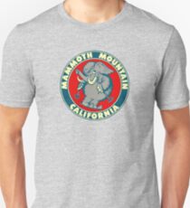 Mammoth Mountain California Skiing Vintage Travel Decal Unisex T-Shirt