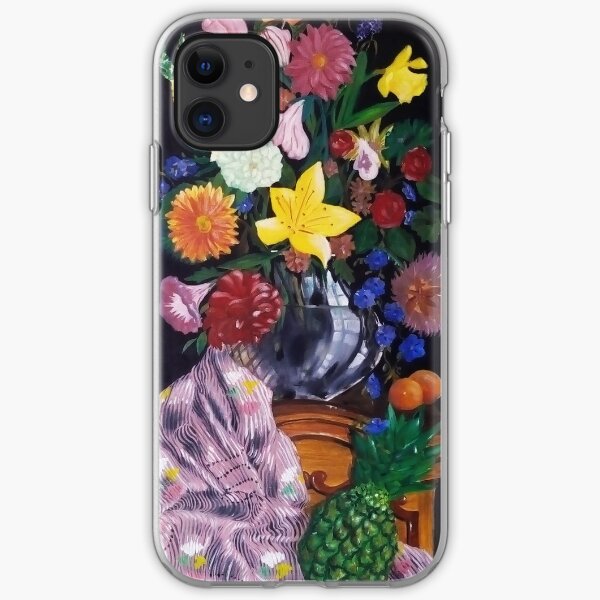 Aso-Oke and flowers- still-life iPhone Soft Case