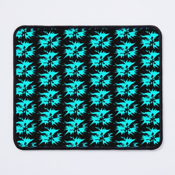Item preview, Black and Laguna Blue Abstract pattern by Iritof designed and sold by iritof.