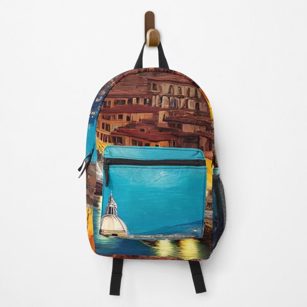 Item preview, Italy Art, City Landscape, Seascape Watercolor designed and sold by viewgraphics.