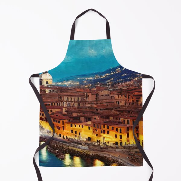 Item preview, Italy Art, City Landscape, Seascape Watercolor designed and sold by viewgraphics.