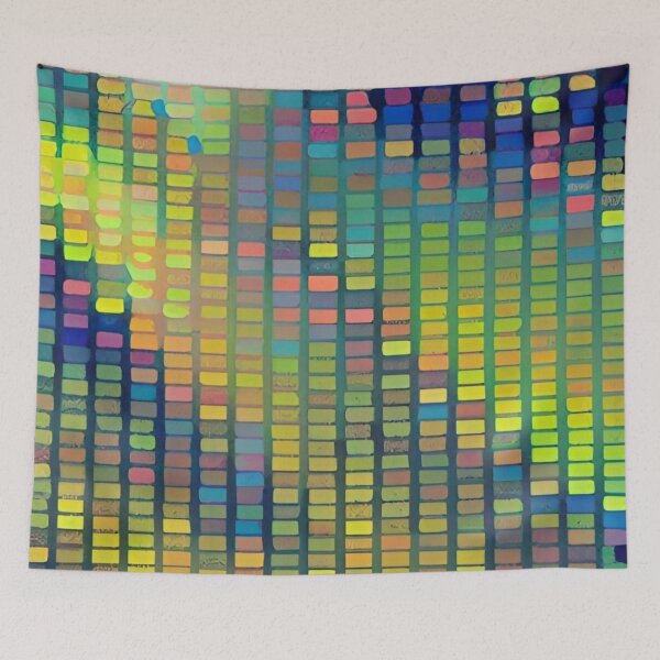 Item preview, Colorful Square Geometrical Pattern Design designed and sold by bandjdesigns.