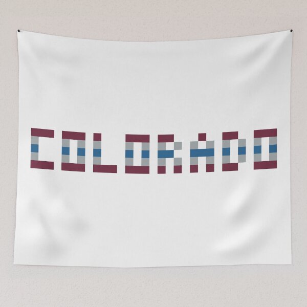 Item preview, Pixel NHL Colorado in Away Colors designed and sold by gkillerb.