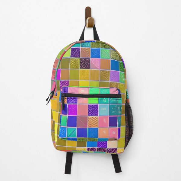Item preview, Colorful Square Geometrical Pattern Design designed and sold by bandjdesigns.