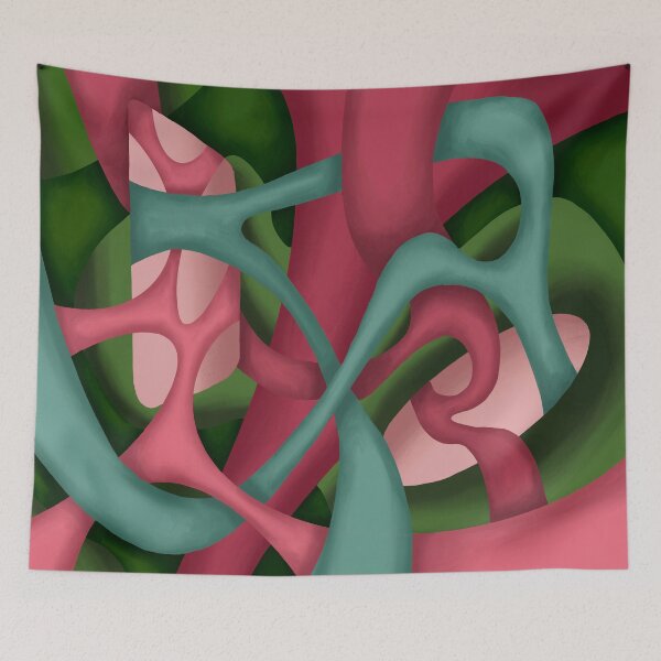 Item preview, Pink/Green Digital Abstract designed and sold by CalebMooreArt.