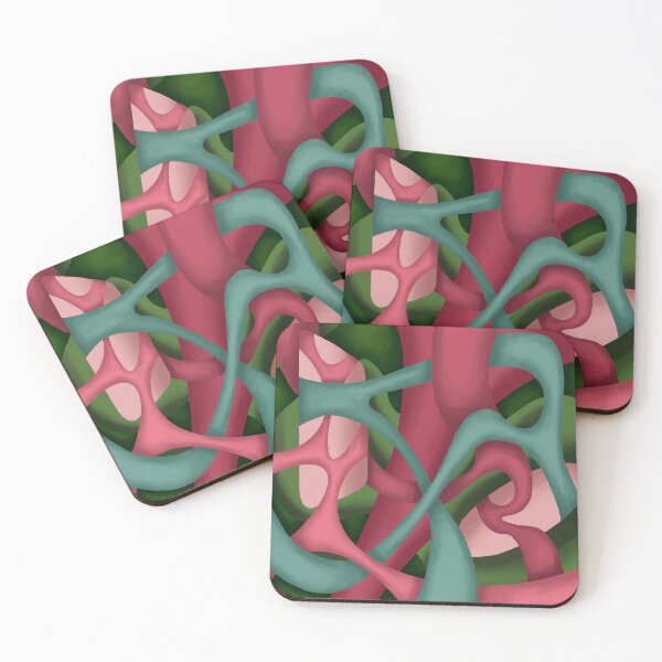 Item preview, Pink/Green Digital Abstract designed and sold by CalebMooreArt.
