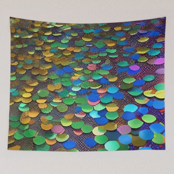 Item preview, Colorful Abstract Psychedelic Geometrical Splatter Paint Pattern Design designed and sold by bandjdesigns.