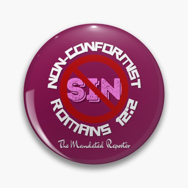 Item preview, Non-Conformist | Romans 12:2 - Deep Purple designed and sold by TheReporter1.