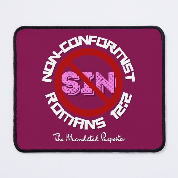 Item preview, Non-Conformist | Romans 12:2 - Deep Purple designed and sold by TheReporter1.