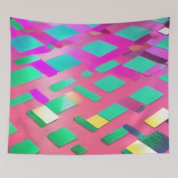 Item preview, Colorful Abstract Psychedelic Geometrical Pattern Design designed and sold by bandjdesigns.