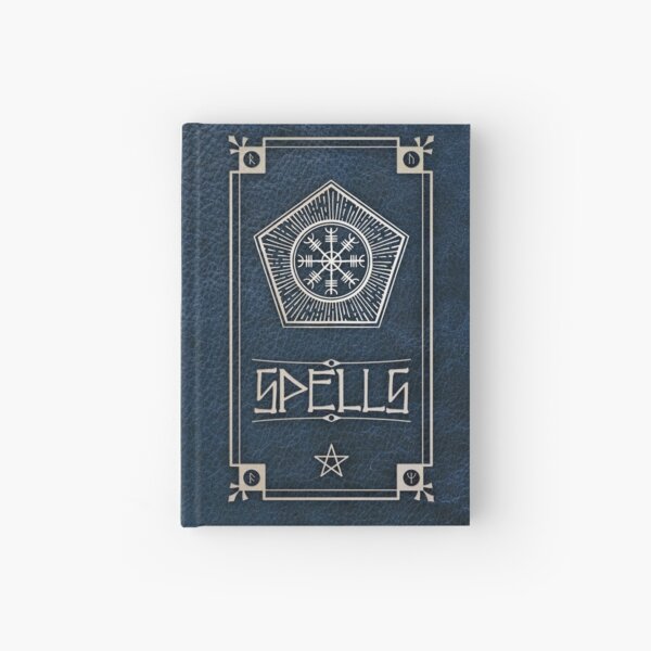 Spellbook in Blue Hardcover Journal