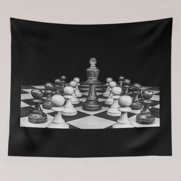 Item preview, The Black and White Of Chess designed and sold by Slinky-Reebs.