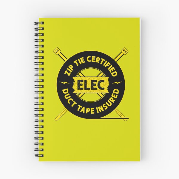 Item preview, Zip Tie Certified, Duct Tape Insured Funny Electrician Joke Logo Quote designed and sold by CRHPOD20.