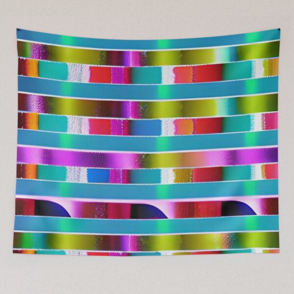 Item preview, Colorful Abstract Psychedelic Geometrical Pattern Design designed and sold by bandjdesigns.