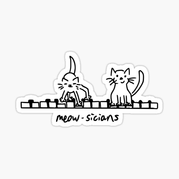 Artikel-Vorschau von Musikalische Katzen - Meowsicians, designt und verkauft von Aaron Richter.