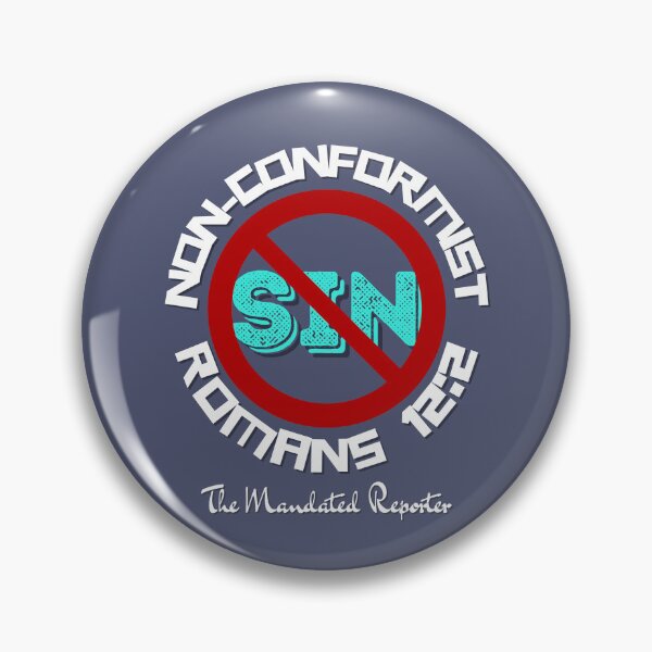 Item preview, Non-Conformist | Romans 12:2 -Blue Gray designed and sold by TheReporter1.