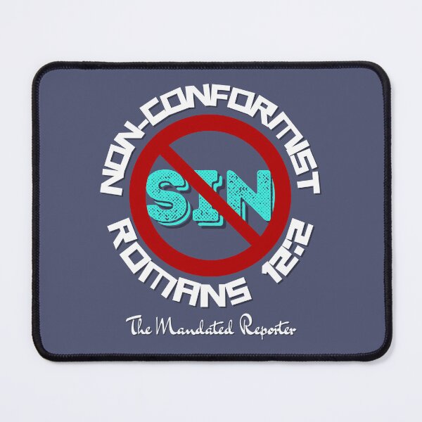 Item preview, Non-Conformist | Romans 12:2 -Blue Gray designed and sold by TheReporter1.