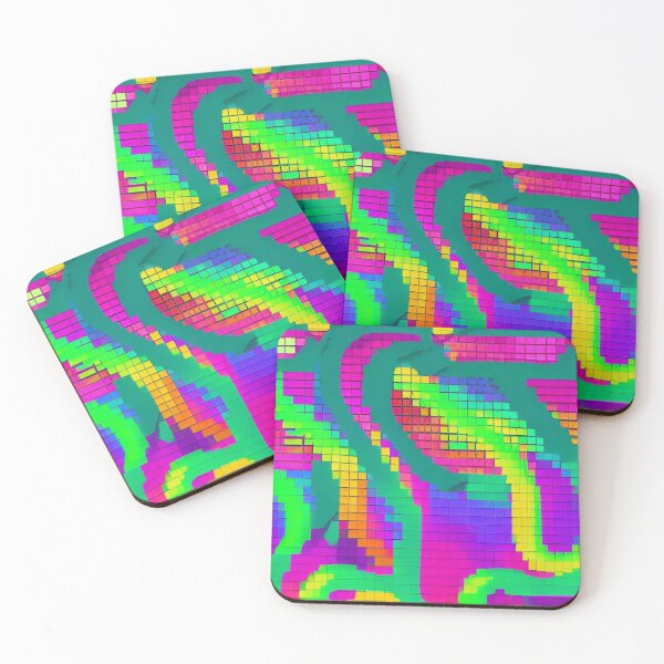 Item preview, Colorful Abstract Psychedelic Geometrical Pattern Design designed and sold by bandjdesigns.