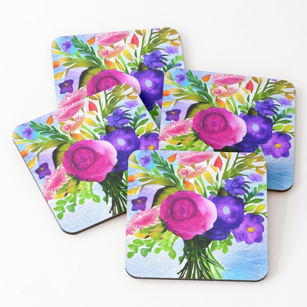 Item preview, Romantic Watercolor Flower Bouquet  designed and sold by gramizzia.