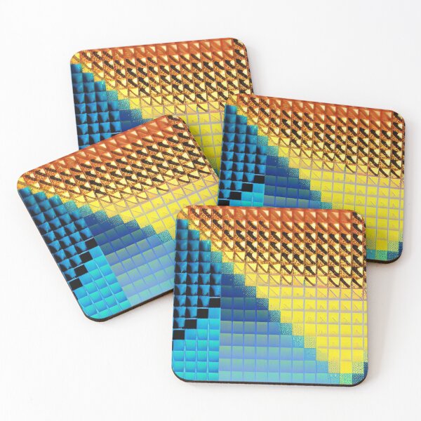 Item preview, Colorful Abstract Psychedelic Geometrical Pattern Design designed and sold by bandjdesigns.