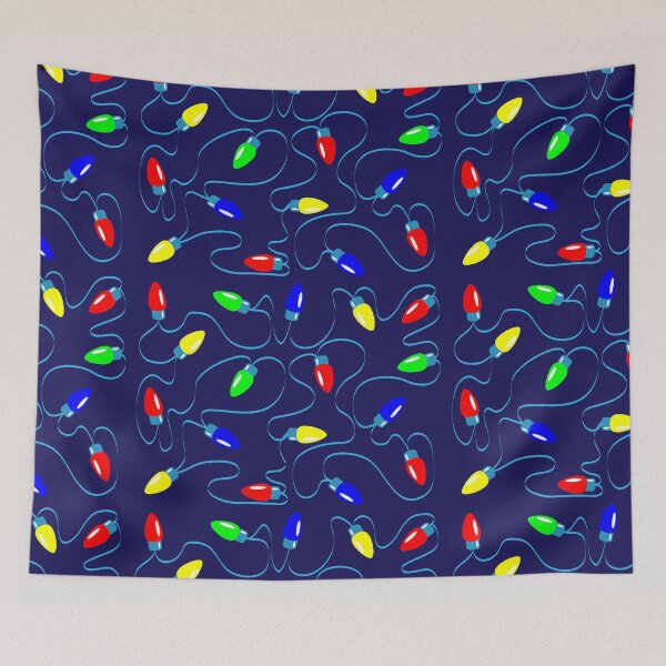 Item preview, Christmas Lights Christmas Print designed and sold by Magnetic Pajama.