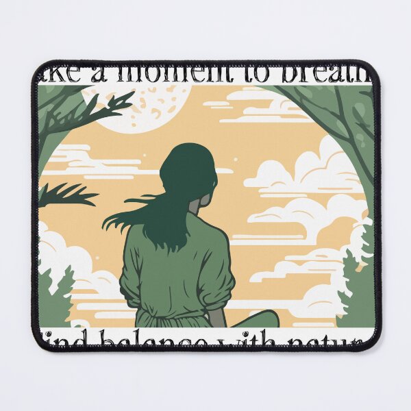 Item preview, Take a moment to breathe / Find balance with nature designed and sold by Meloncholai.
