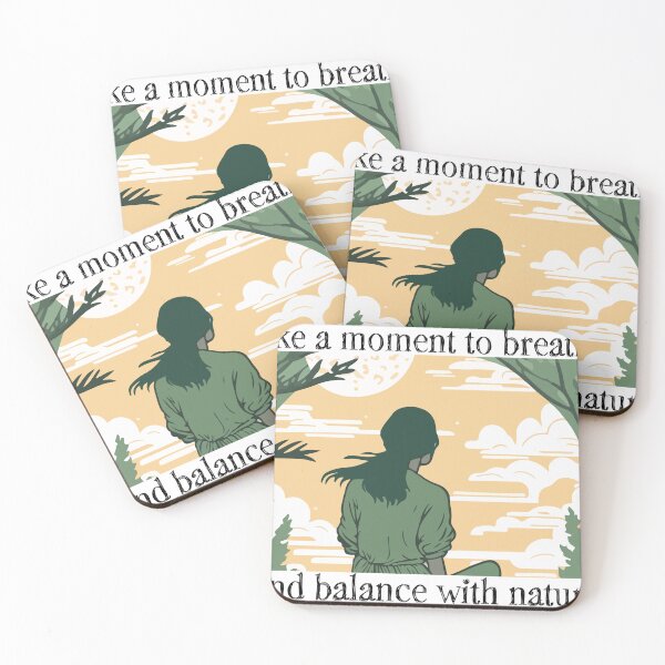 Item preview, Take a moment to breathe / Find balance with nature designed and sold by Meloncholai.