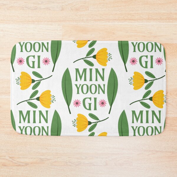 Item preview, Min Yoongi - Suga Greenery Floral BTS Army - Min Yoon-gi designed and sold by Millusti.
