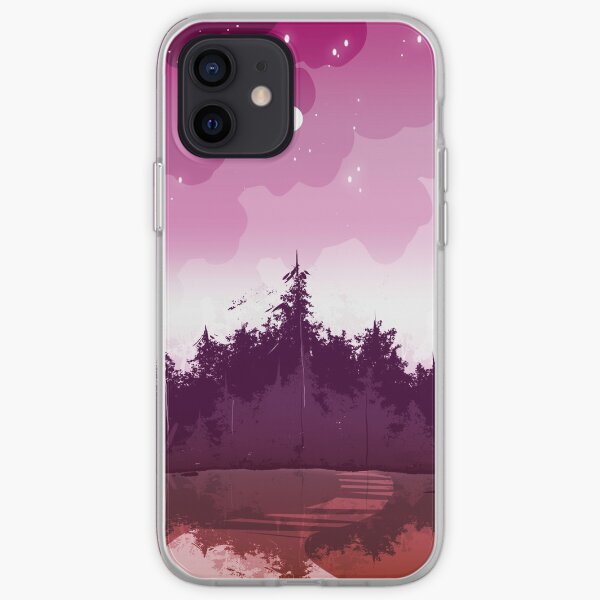 lesbian pride forest iPhone Soft Case