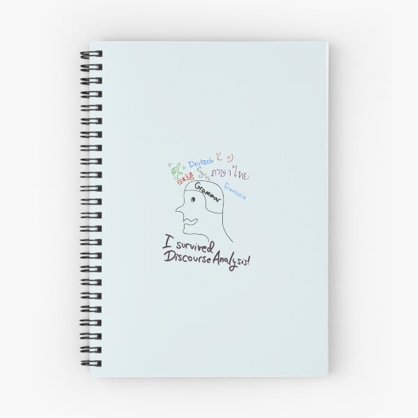 Item preview, I Survived Discourse Analysis - Linguistics Series designed and sold by Clover-Bud.