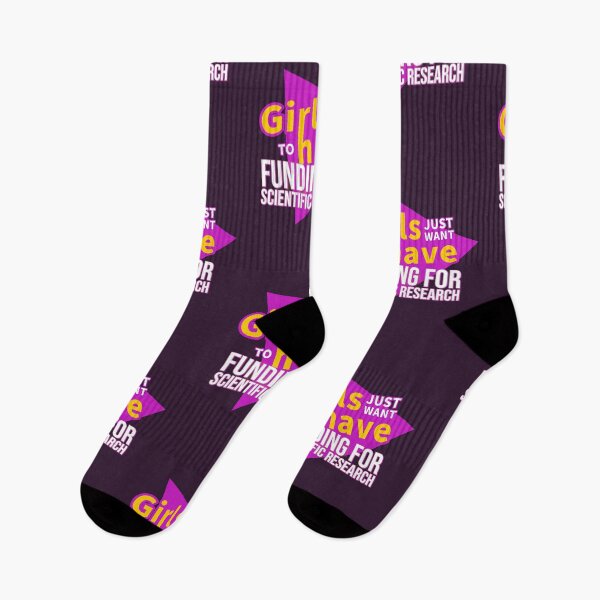 Item preview, Girls Just Want To Have Funding For Scientific Research - Totally 80s Design in Hot Pink and Bold designed and sold by Christopher  McGuire.