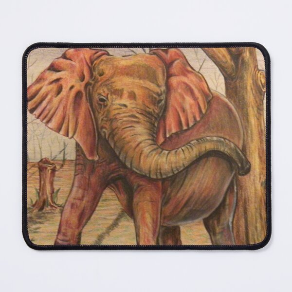 Item preview, Elephant on a Jog designed and sold by Letsdrawon.