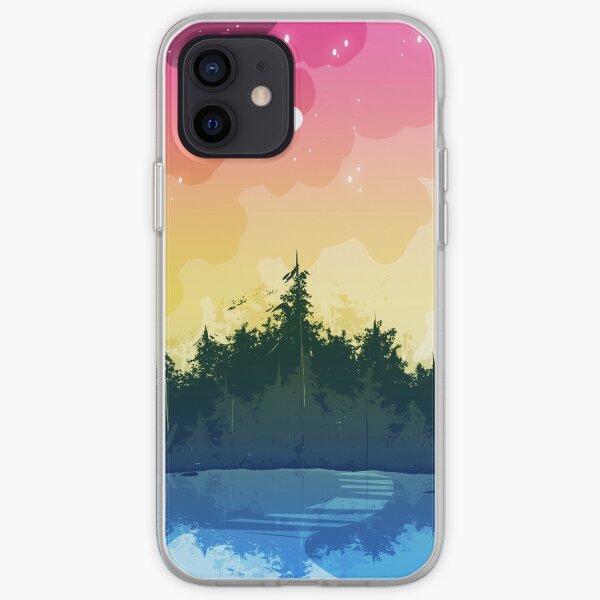 pansexual pride forest iPhone Soft Case