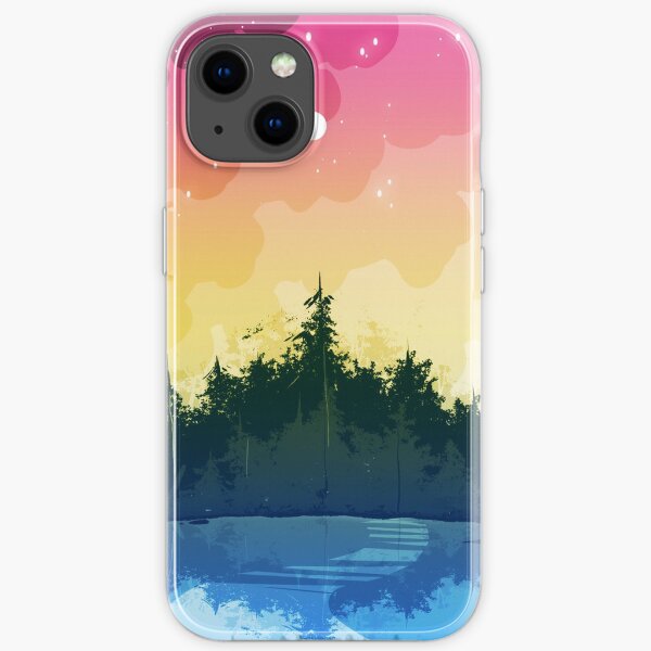 pansexual pride forest iPhone Soft Case