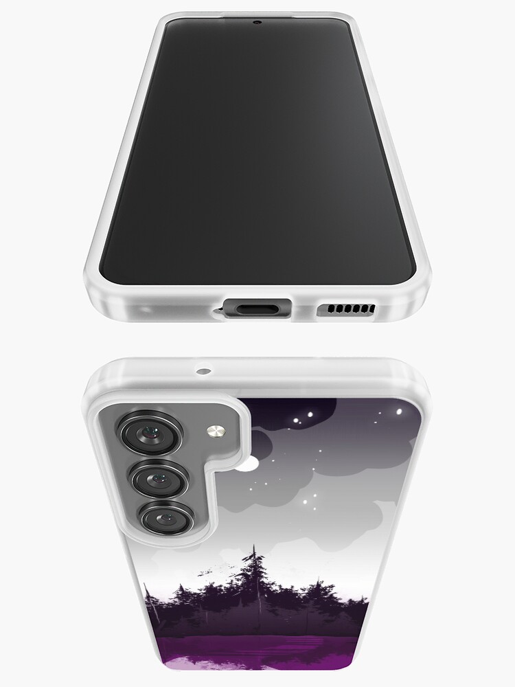 Thumbnail 3 of 4, Samsung Galaxy Phone Case, asexual pride forest designed and sold by spadenightmaren.