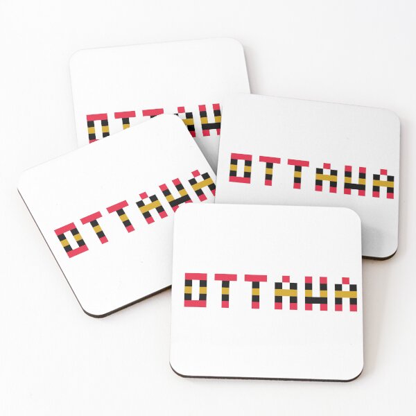 Item preview, Pixel NHL Ottawa in Away Colors designed and sold by gkillerb.