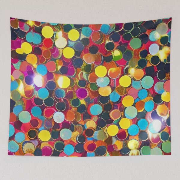 Item preview, Colorful Abstract Psychedelic Geometrical Pattern Design designed and sold by bandjdesigns.