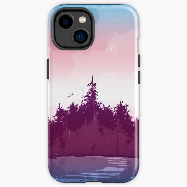 transgender pride forest iPhone Tough Case