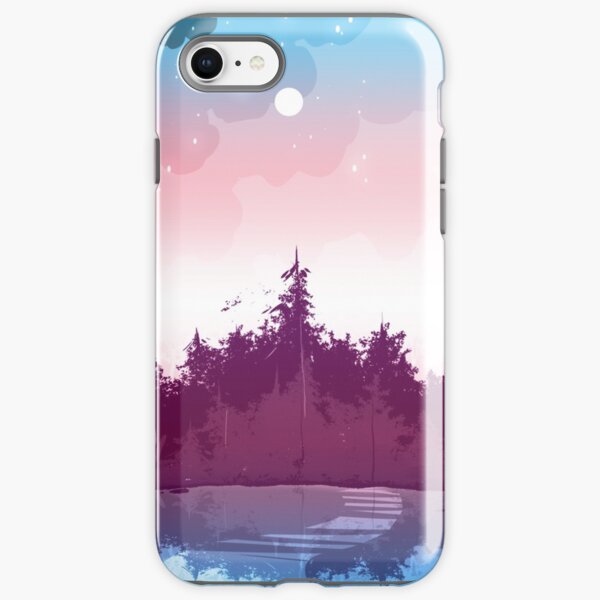 transgender pride forest iPhone Tough Case