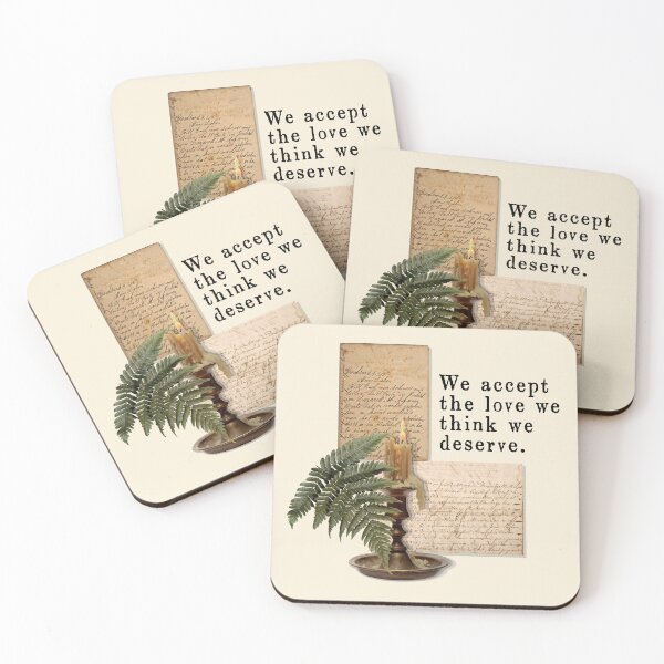 Item preview, We accept the love we think we deserve designed and sold by Vy2fougere.