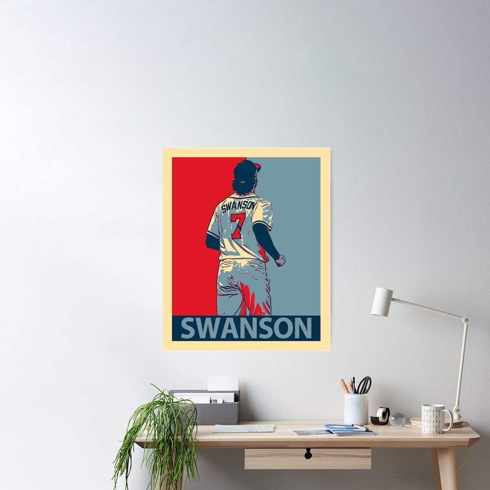 dansby swanson braves Poster for Sale by Viet Nam