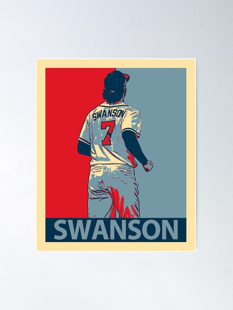 dansby swanson braves Poster for Sale by Viet Nam