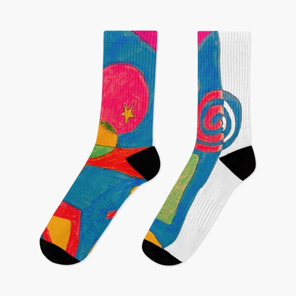 Item preview, 80s Retro Vintage Abstract Fun Colorful Shape Design designed and sold by Kassidy Jae.