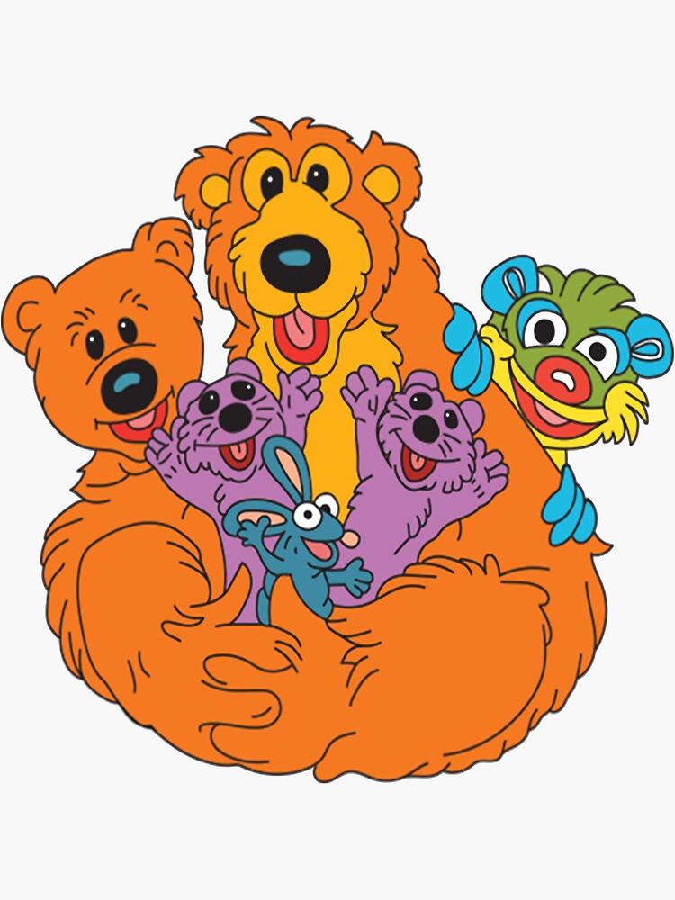 "Bear In The Big Blue House" Sticker for Sale by teddick63zm | Redbubble