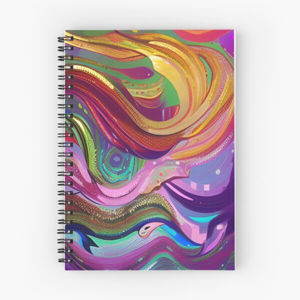 Item preview, Colorful Abstract Psychedelic Painted Pattern Design designed and sold by bandjdesigns.